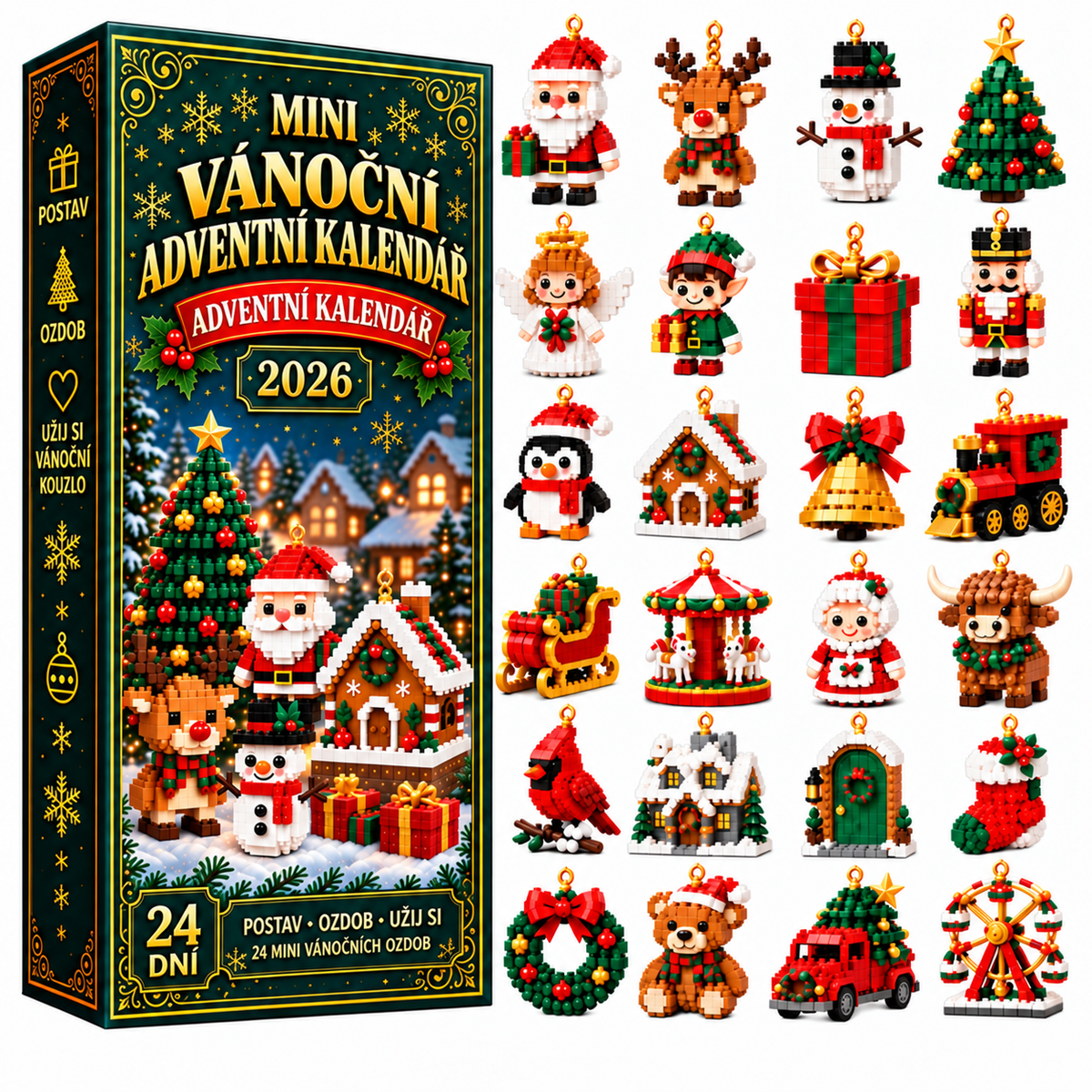 BILLHOL® 🎄Adventní kalendář – 24 kouzelných vánočních překvapení | Limitovaná edice 2026