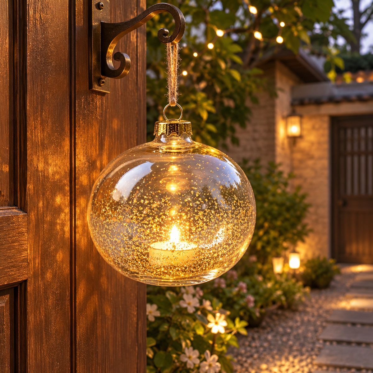 Glass Ball Hanging Ambience Lantern