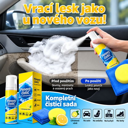 JEN DNES 80% SLEVA｜Creawel® 4v1 enzymatický pěnový čistič – Kuchyně, auto, pohovka i boty, jedna láhev zvládne všechno
