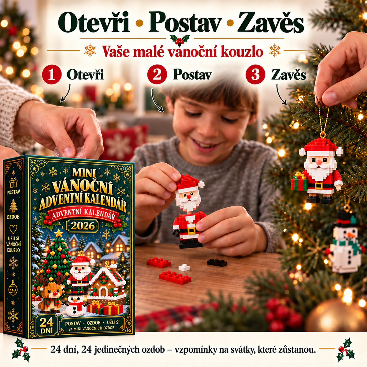 BILLHOL® 🎄Adventní kalendář – 24 kouzelných vánočních překvapení | Limitovaná edice 2026
