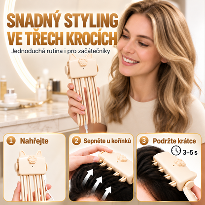 🎉 Více než 50 000 prodaných kusů | BILLHOL® 🙆‍♀️ Prémiová bezdrátová spona pro objem vlasů – přirozené nadzvednutí od kořínků a viditelně bohatší účes
