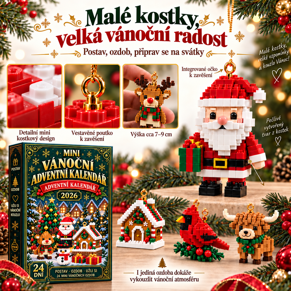 BILLHOL® 🎄Adventní kalendář – 24 kouzelných vánočních překvapení | Limitovaná edice 2026
