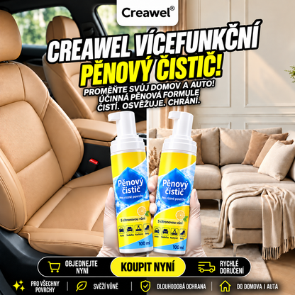 JEN DNES 80% SLEVA｜Creawel® 4v1 enzymatický pěnový čistič – Kuchyně, auto, pohovka i boty, jedna láhev zvládne všechno