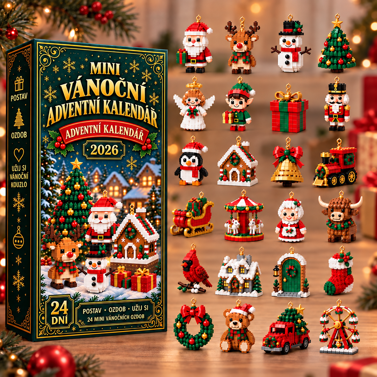 BILLHOL® 🎄Adventní kalendář – 24 kouzelných vánočních překvapení | Limitovaná edice 2026