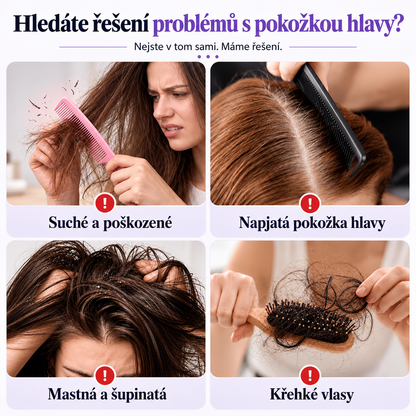 BILLHOL® ✨ Elektrický rozprašovací kartáč na vlasy 5 v 1 – Hladké, lesklé vlasy bez krepatění | Rozčesává, masíruje a osvěžuje