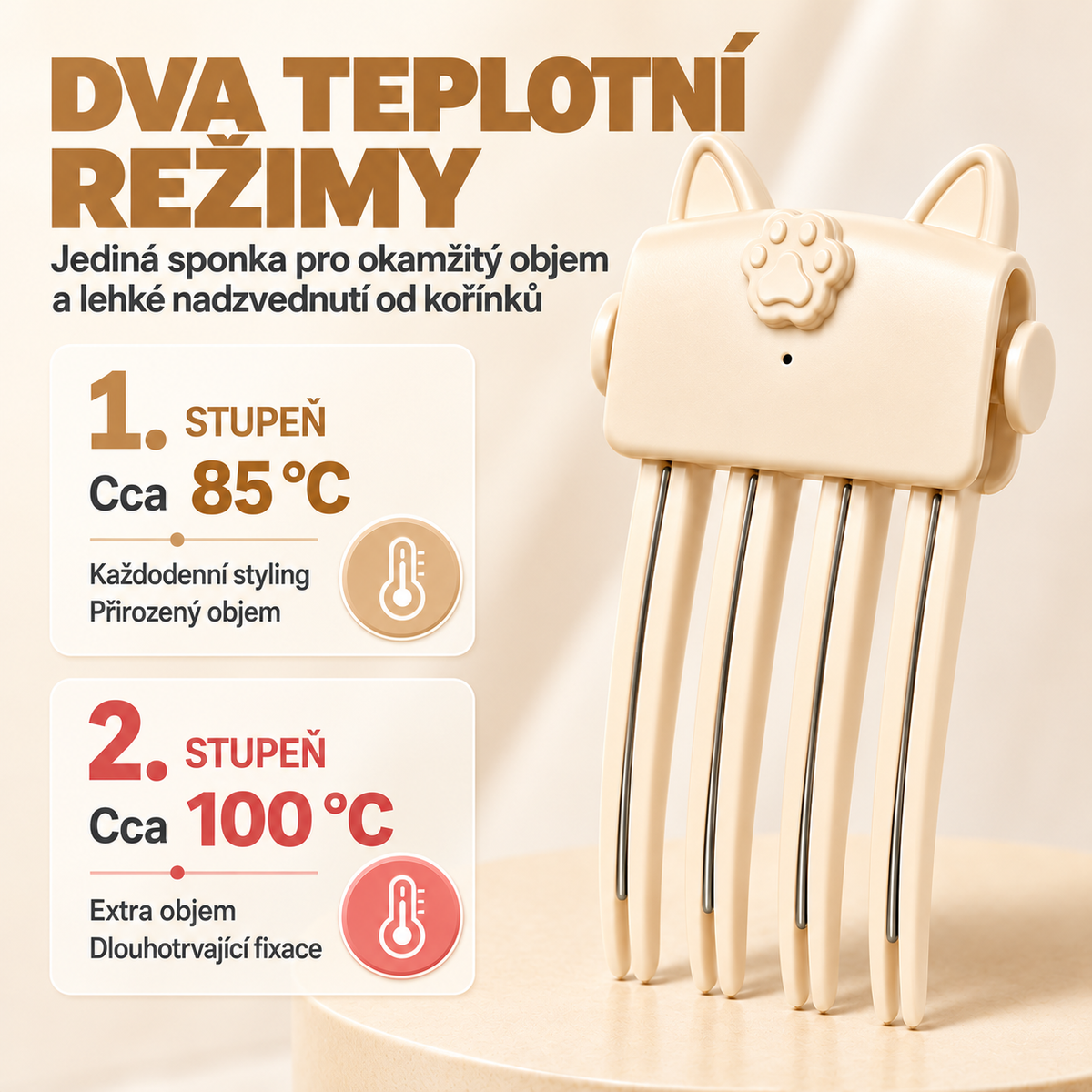 🎉 Více než 50 000 prodaných kusů | BILLHOL® 🙆‍♀️ Prémiová bezdrátová spona pro objem vlasů – přirozené nadzvednutí od kořínků a viditelně bohatší účes