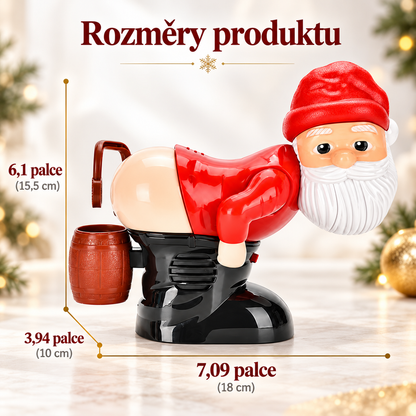 Vánoční akce – 50% SLEVA 🔥 | BILLHOL®🎄 Prdící Santa 💨Automat na bubliny | Vtipná vánoční hračka a originální dárek 🎅🎁