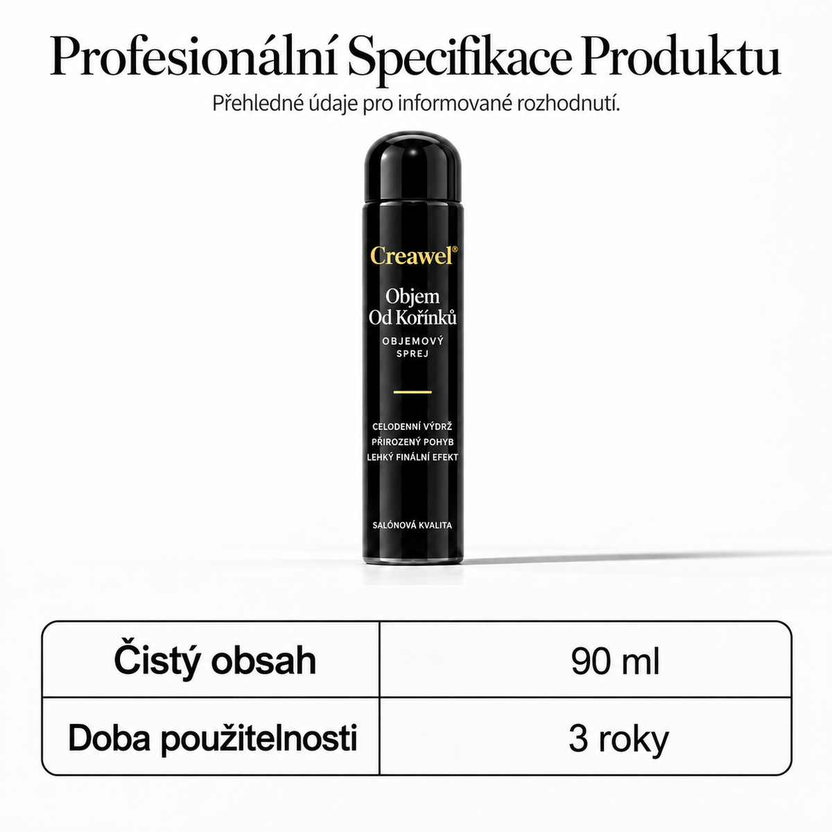 ⏳🔥 ČASOVĚ OMEZENÁ SLEVA 70 %! ⏰ Creawel® RootLift AirVolume Stylingový Sprej S Broskvovou Vůní – Okamžitý Objem Od Kořínků, Plnější Vzhled Vlasů A Pružná Fixace Po Celý Den