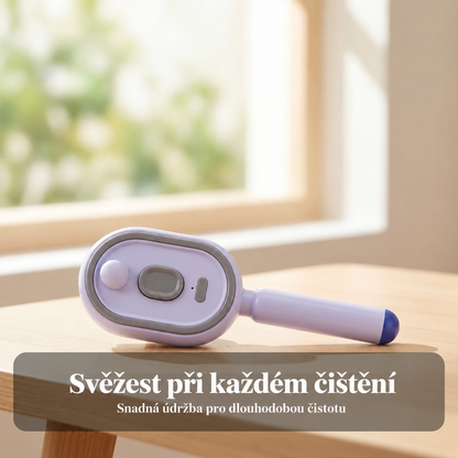 BILLHOL® ✨ Elektrický rozprašovací kartáč na vlasy 5 v 1 – Hladké, lesklé vlasy bez krepatění | Rozčesává, masíruje a osvěžuje