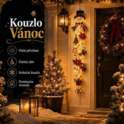 BILLHOL® 🎉Zářivá vánoční kaskáda – Luxusní LED dekorace s hřejivým světlem | 6 kouzelných vánočních motivů