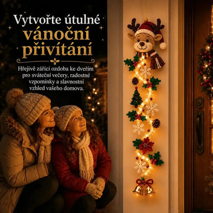 BILLHOL® 🎉Zářivá vánoční kaskáda – Luxusní LED dekorace s hřejivým světlem | 6 kouzelných vánočních motivů
